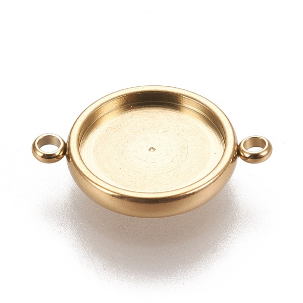 PandaHall Ion Plating(IP) 304 Stainless Steel Links Connectors Settings, Plain Edge Bezel Cups, Flat Round, Golden, Tray: 12mm...
PandaHall Ion Plating(IP) 304 Stainless Steel Links Connectors Settings, Plain Edge Bezel Cups, Flat Round, Golden, Tray: 12mm...