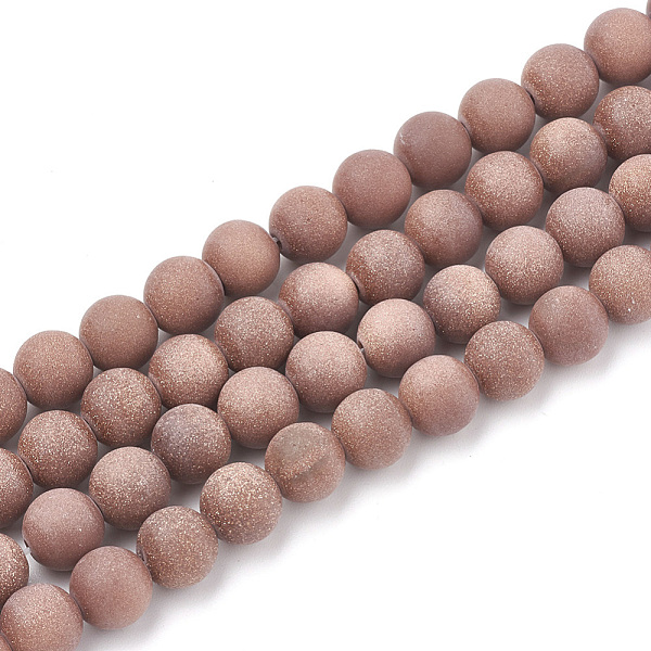 PandaHall Synthetic Goldstone Beads Strands, Frosted, Round, 4mm, Hole: 1mm, about 96pcs/strand, 15.5 inch Goldstone Round
PandaHall Synthetic Goldstone Beads Strands, Frosted, Round, 4mm, Hole: 1mm, about 96pcs/strand, 15.5 inch Goldstone Round