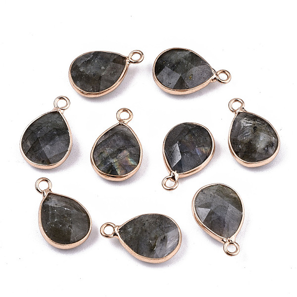 PandaHall Natural Labradorite Pendants, Light Gold Tone Brass Edge, Faceted, Teardrop, 15x9.5x5mm, Hole: 1.6mm Labradorite Teardrop
PandaHall Natural Labradorite Pendants, Light Gold Tone Brass Edge, Faceted, Teardrop, 15x9.5x5mm, Hole: 1.6mm Labradorite Teardrop