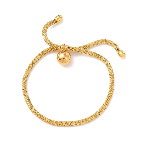 PandaHall Vacuum Plating 304 Stainless Steel Round Charm Slider Bracelet with Round Mesh Chain for Women, Golden, Inner Diameter: 3/8~3-1/8...
PandaHall Vacuum Plating 304 Stainless Steel Round Charm Slider Bracelet with Round Mesh Chain for Women, Golden, Inner Diameter: 3/8~3-1/8...