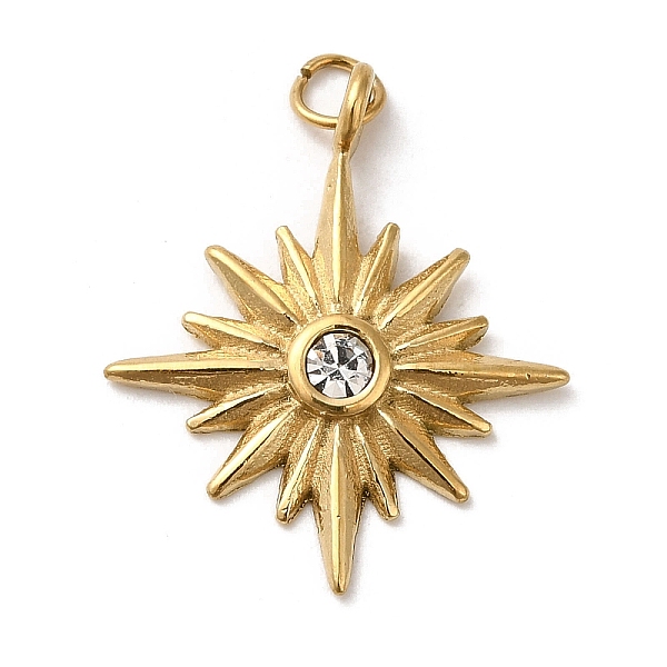 PandaHall 304 Stainless Steel with Glass Pendants, with Jump Rings, Sun Charm, Real 14K Gold Plated, 23x19x2.8mm, Hole: 2.8mm Stainless...
PandaHall 304 Stainless Steel with Glass Pendants, with Jump Rings, Sun Charm, Real 14K Gold Plated, 23x19x2.8mm, Hole: 2.8mm Stainless...