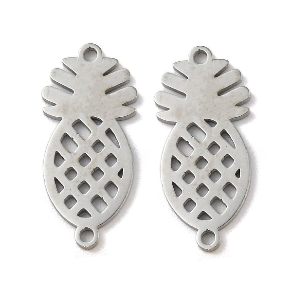 PandaHall 304 Stainless Steel Connector Charms, Pineapple, Stainless Steel Color, 19x8.5x1mm, Hole: 1.2mm 304 Stainless Steel Pineapple
PandaHall 304 Stainless Steel Connector Charms, Pineapple, Stainless Steel Color, 19x8.5x1mm, Hole: 1.2mm 304 Stainless Steel Pineapple