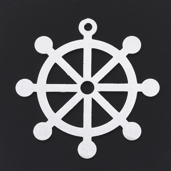 PandaHall Aluminium Big Pendants, Laser Cut Big Pendants, Helm, Silver Color Plated, 50x1mm, Hole: 3mm Aluminum Anchor & Helm
PandaHall Aluminium Big Pendants, Laser Cut Big Pendants, Helm, Silver Color Plated, 50x1mm, Hole: 3mm Aluminum Anchor & Helm