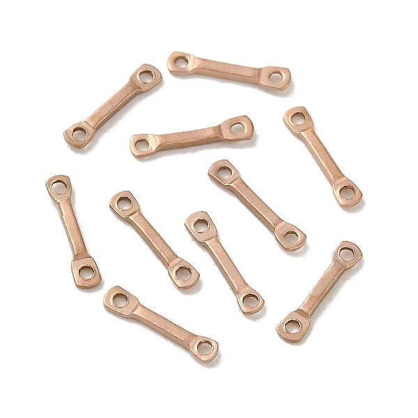 PandaHall Ion Plating(IP) 304 Stainless Steel Links Connector Charms, Flat Bar, Rose Gold, 10x2x1mm, Hole: 1mm 304 Stainless Steel Stick
PandaHall Ion Plating(IP) 304 Stainless Steel Links Connector Charms, Flat Bar, Rose Gold, 10x2x1mm, Hole: 1mm 304 Stainless Steel Stick