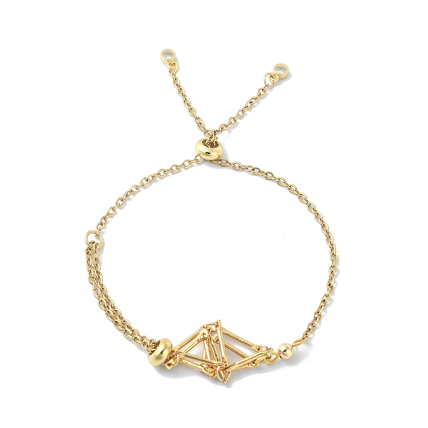 PandaHall Adjustable Brass Macrame Pouch Bracelet Making for Stone Holder, Slider Bracelet, with 304 Stainless Steel Cable Chains & Brass...
PandaHall Adjustable Brass Macrame Pouch Bracelet Making for Stone Holder, Slider Bracelet, with 304 Stainless Steel Cable Chains & Brass...