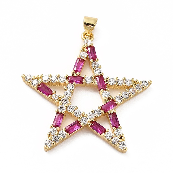 PandaHall Rack Plating Brass Micro Pave Cubic Zirconia Pendants, Real 18K Gold Plated, Long-Lasting Plated, Lead Free & Cadmium Free, Star...
PandaHall Rack Plating Brass Micro Pave Cubic Zirconia Pendants, Real 18K Gold Plated, Long-Lasting Plated, Lead Free & Cadmium Free, Star...