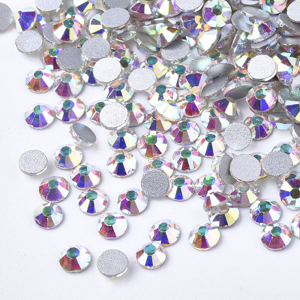 PandaHall Glass Rhinestone Flat Back Cabochons, Back Plated, Faceted, Half Round, Crystal AB, SS4, 1.5~1.6x1mm, about 1440pcs/bag Glass..., Clear
PandaHall Glass Rhinestone Flat Back Cabochons, Back Plated, Faceted, Half Round, Crystal AB, SS4, 1.5~1.6x1mm, about 1440pcs/bag Glass..., Clear