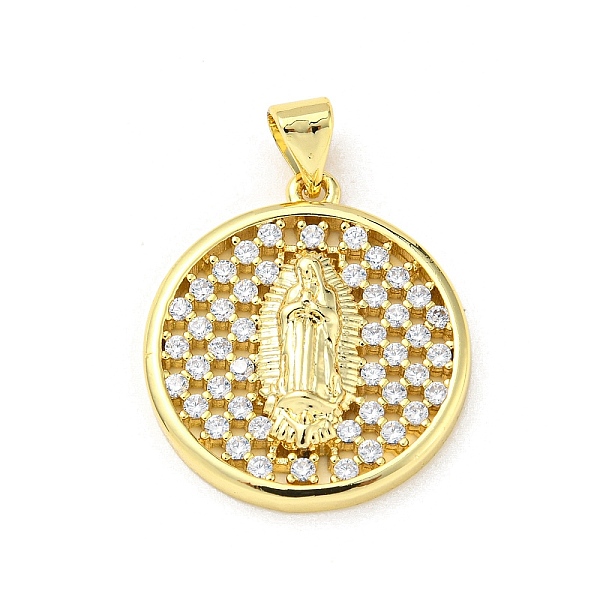 PandaHall Brass with Cubic Zirconia Pendant, Round, Clear, 22x20x3.4mm, Hole: 5x3.5mm Brass+Cubic Zirconia Round Clear
PandaHall Brass with Cubic Zirconia Pendant, Round, Clear, 22x20x3.4mm, Hole: 5x3.5mm Brass+Cubic Zirconia Round Clear