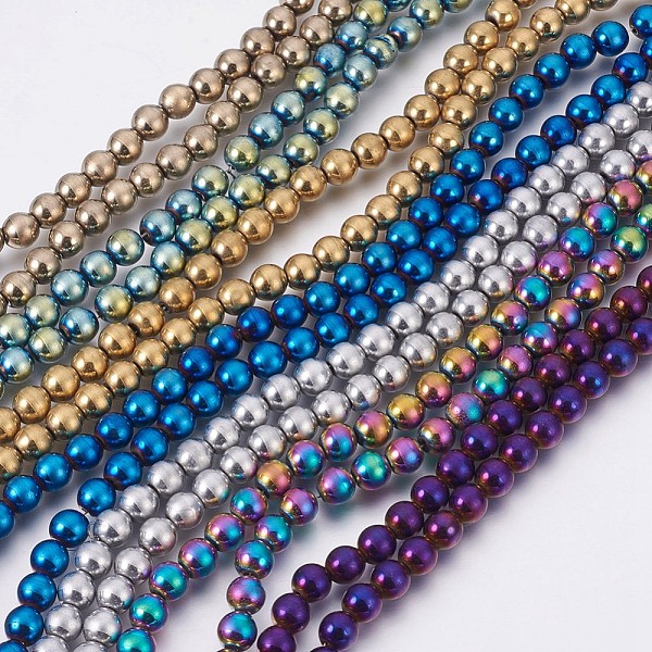 PandaHall Electroplate Non-Magnetic Synthetic Hematite Beads Strands, Polished, Frosted, Round, Mixed Color, 6mm, Hole: 1mm, about...
PandaHall Electroplate Non-Magnetic Synthetic Hematite Beads Strands, Polished, Frosted, Round, Mixed Color, 6mm, Hole: 1mm, about...