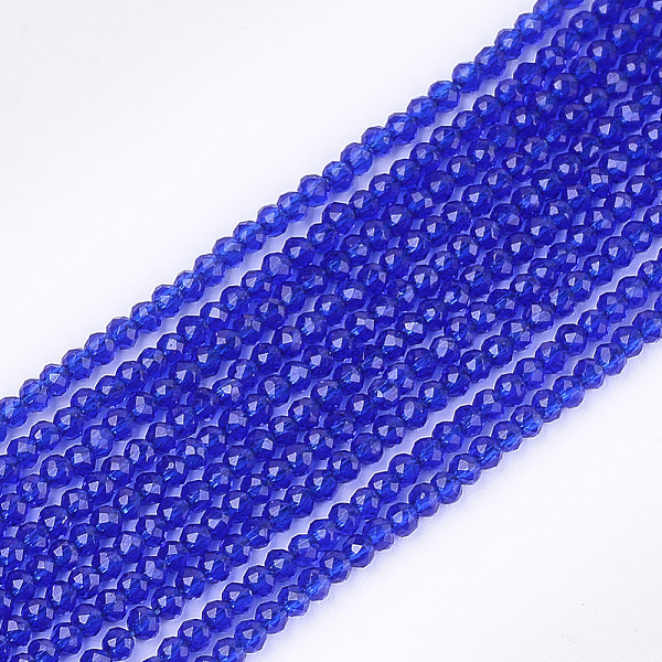 PandaHall Synthetic Quartz Crystal Beads Strands, Dyed, Faceted, Star Cut Round Beads, Blue, 2mm, Hole: 0.5mm, about 215pcs/strand, 14.7...
PandaHall Synthetic Quartz Crystal Beads Strands, Dyed, Faceted, Star Cut Round Beads, Blue, 2mm, Hole: 0.5mm, about 215pcs/strand, 14.7...