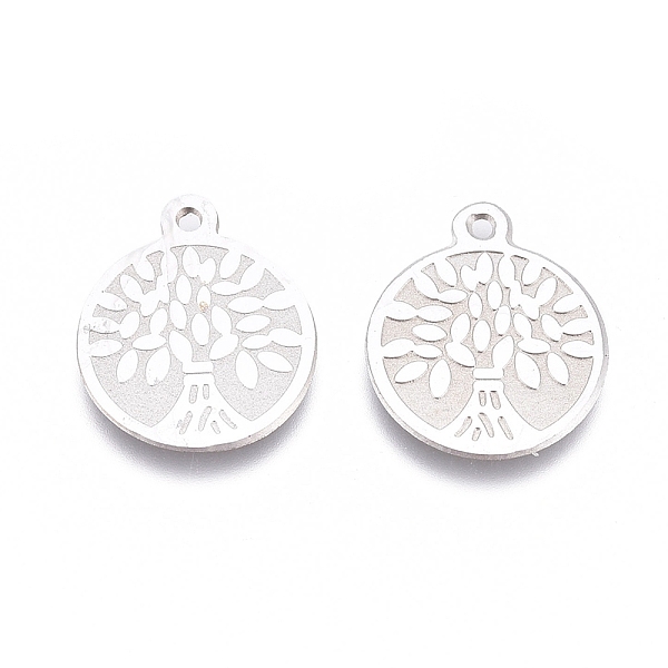 PandaHall 304 Stainless Steel Charms, Laser Cut, Flat Round with Tree, Stainless Steel Color, 13.3x11x0.6mm, Hole: 1mm 304 Stainless Steel...
PandaHall 304 Stainless Steel Charms, Laser Cut, Flat Round with Tree, Stainless Steel Color, 13.3x11x0.6mm, Hole: 1mm 304 Stainless Steel...