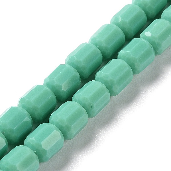 PandaHall Opaque Glass Beads Strands, Faceted Barrel, Medium Aquamarine, 6.5~7x6mm, Hole: 1mm, about 78pcs/strand, 20.28~21.65 inch...
PandaHall Opaque Glass Beads Strands, Faceted Barrel, Medium Aquamarine, 6.5~7x6mm, Hole: 1mm, about 78pcs/strand, 20.28~21.65 inch...