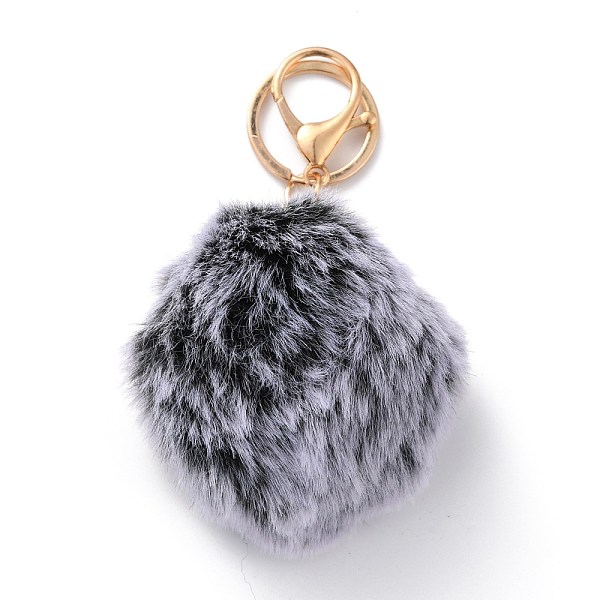 PandaHall (Defective Closeout Sale: Oxidation of Key Chain), Pom Pom Ball Keychain, with Alloy Lobster Claw Clasps and Iron Key Ring, for..., Gray
PandaHall (Defective Closeout Sale: Oxidation of Key Chain), Pom Pom Ball Keychain, with Alloy Lobster Claw Clasps and Iron Key Ring, for..., Gray