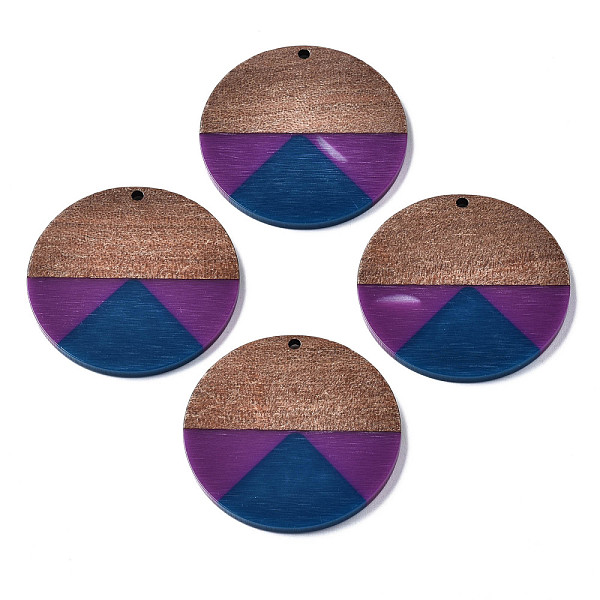 PandaHall Resin & Walnut Wood Pendants, Flat Round, Marine Blue, 38x3mm, Hole: 2mm Resin+Wood Flat Round
PandaHall Resin & Walnut Wood Pendants, Flat Round, Marine Blue, 38x3mm, Hole: 2mm Resin+Wood Flat Round