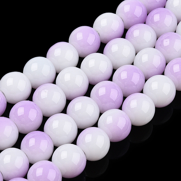 PandaHall Two Tone Opaque Baking Painted Glass Beads Strands, Round, Plum, 8x7mm, Hole: 1.2mm, about 100~102pcs/strand, 29.53~30.12 inch..., Purple
PandaHall Two Tone Opaque Baking Painted Glass Beads Strands, Round, Plum, 8x7mm, Hole: 1.2mm, about 100~102pcs/strand, 29.53~30.12 inch..., Purple