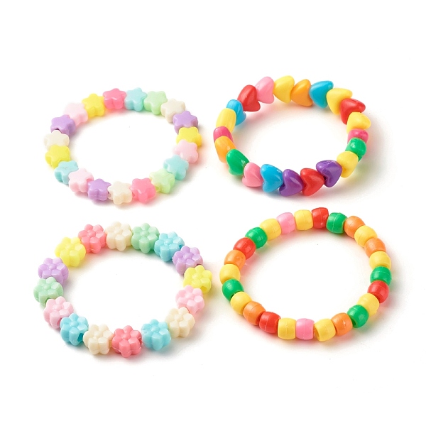 PandaHall Candy Color Acrylic Beads Stretch Bracelet for Kid, Mixed Color, Inner Diameter: 1-3/4~2 inch(4.5~5cm) Acrylic Multicolor
PandaHall Candy Color Acrylic Beads Stretch Bracelet for Kid, Mixed Color, Inner Diameter: 1-3/4~2 inch(4.5~5cm) Acrylic Multicolor