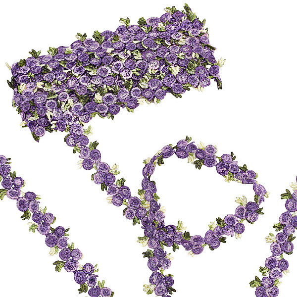 PandaHall GORGECRAFT 5 Yards Flower Trim Ribbon Floral DIY Lace Applique Sewing Craft Lace Edge Trim for Wedding Dresses Embellishment DIY..., Purple
PandaHall GORGECRAFT 5 Yards Flower Trim Ribbon Floral DIY Lace Applique Sewing Craft Lace Edge Trim for Wedding Dresses Embellishment DIY..., Purple