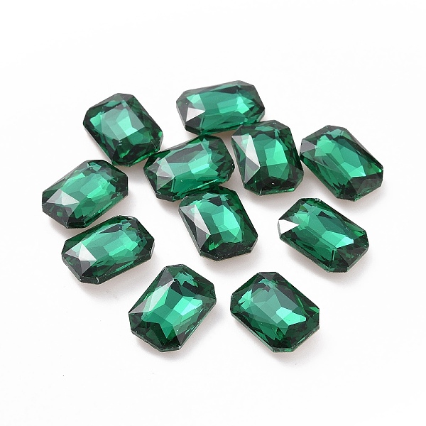 PandaHall Glass Rhinestone Cabochons, Pointed Back & Silver Back Plated, Rectangle, Fern Green, 14x10x5mm Glass Rhinestone Rectangle Green
PandaHall Glass Rhinestone Cabochons, Pointed Back & Silver Back Plated, Rectangle, Fern Green, 14x10x5mm Glass Rhinestone Rectangle Green