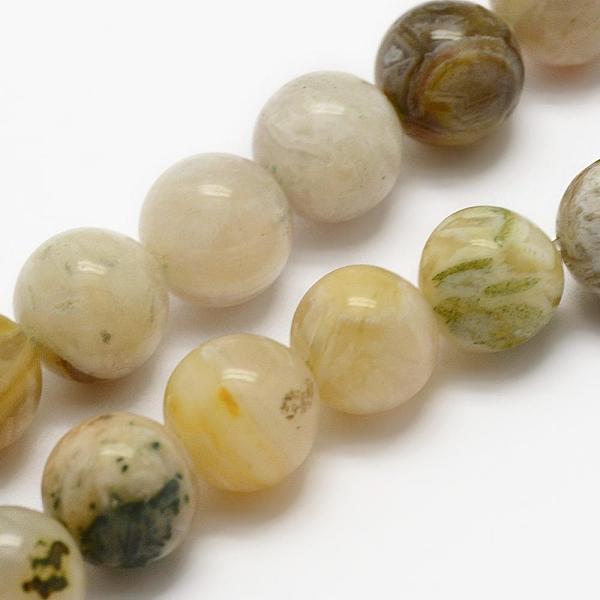 PandaHall Natural Bamboo Leaf Agate Beads Strands, Round, 4mm, Hole: 1mm, about 95pcs/strand, 15.3 inch(39cm) Bamboo Leaf Agate Round
PandaHall Natural Bamboo Leaf Agate Beads Strands, Round, 4mm, Hole: 1mm, about 95pcs/strand, 15.3 inch(39cm) Bamboo Leaf Agate Round