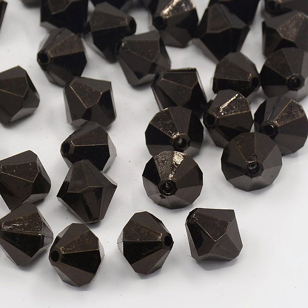 PandaHall Faceted Bicone Transparent Acrylic Beads, Dyed, Black, 8mm, Hole: 1mm Acrylic Bicone Black
PandaHall Faceted Bicone Transparent Acrylic Beads, Dyed, Black, 8mm, Hole: 1mm Acrylic Bicone Black