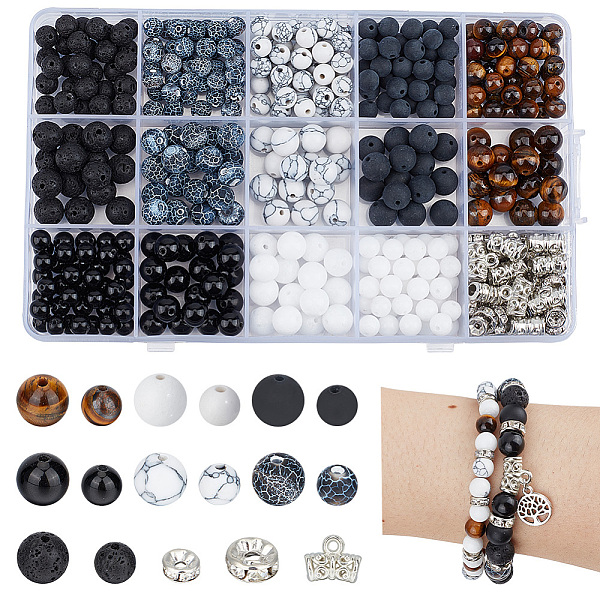 PandaHall DIY Beads Jewelry Making Finding Kit, Inlcuidng Natural & Synthetic Mixed Gemstone Round Beads, CCB Plastic Tube Bails, Brass...
PandaHall DIY Beads Jewelry Making Finding Kit, Inlcuidng Natural & Synthetic Mixed Gemstone Round Beads, CCB Plastic Tube Bails, Brass...