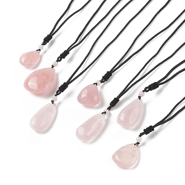 PandaHall Natural Rose Quartz Pendant Necklace for Women, Mixed Shape, 25.20 inch(64cm) Rose Quartz
PandaHall Natural Rose Quartz Pendant Necklace for Women, Mixed Shape, 25.20 inch(64cm) Rose Quartz