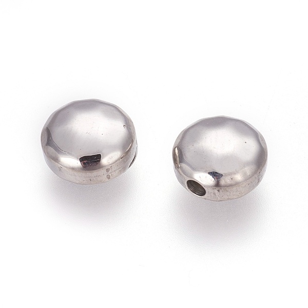 PandaHall 304 Stainless Steel Beads, Flat Round, Manual Polishing, Stainless Steel Color, 8.5x4.5mm, Hole: 1.2~1.4mm 304 Stainless Steel...
PandaHall 304 Stainless Steel Beads, Flat Round, Manual Polishing, Stainless Steel Color, 8.5x4.5mm, Hole: 1.2~1.4mm 304 Stainless Steel...