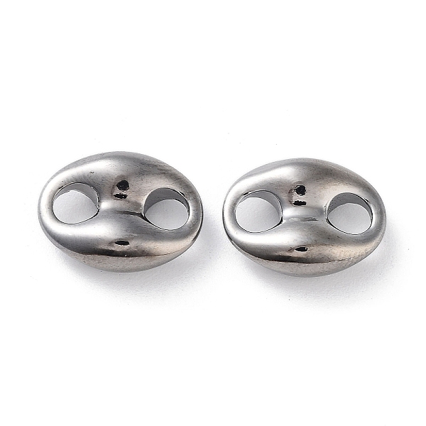 PandaHall Brass Connector Charms, Oval Links, Gunmetal, 11x14.5x5mm, Hole: 4mm Brass Oval
PandaHall Brass Connector Charms, Oval Links, Gunmetal, 11x14.5x5mm, Hole: 4mm Brass Oval