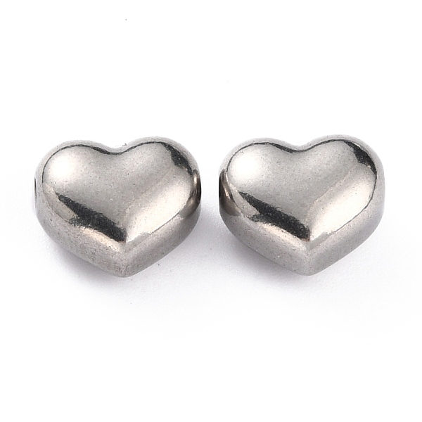 PandaHall 304 Stainless Steel Beads, Heart, Stainless Steel Color, 9x10x6mm, Hole: 1.2mm 304 Stainless Steel Heart
PandaHall 304 Stainless Steel Beads, Heart, Stainless Steel Color, 9x10x6mm, Hole: 1.2mm 304 Stainless Steel Heart
