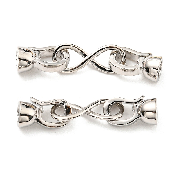 PandaHall Rack Plating Eco-Friendly Brass Fold Over Clasps, Lead Free & Cadmium Free, Infinity, Platinum, 35mm, Infinity: 17x7x1.5mm, Inner...
PandaHall Rack Plating Eco-Friendly Brass Fold Over Clasps, Lead Free & Cadmium Free, Infinity, Platinum, 35mm, Infinity: 17x7x1.5mm, Inner...