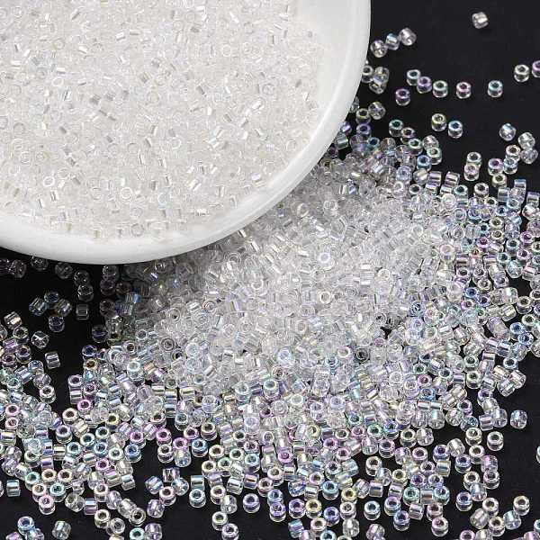 PandaHall Cylinder Seed Beads, Frosted AB Colors, Round Hole, Uniform Size, Clear, 2x1.5mm, Hole: 0.8mm, about 40000pcs/bag, about 450g/bag...
PandaHall Cylinder Seed Beads, Frosted AB Colors, Round Hole, Uniform Size, Clear, 2x1.5mm, Hole: 0.8mm, about 40000pcs/bag, about 450g/bag...