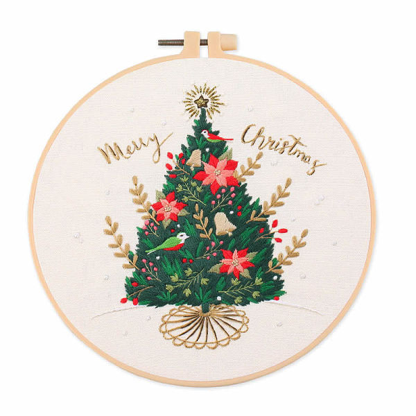 PandaHall DIY Christmas Theme Embroidery Kits, Including Printed Cotton Fabric, Embroidery Thread & Needles, Plastic Embroidery Hoop...
PandaHall DIY Christmas Theme Embroidery Kits, Including Printed Cotton Fabric, Embroidery Thread & Needles, Plastic Embroidery Hoop...