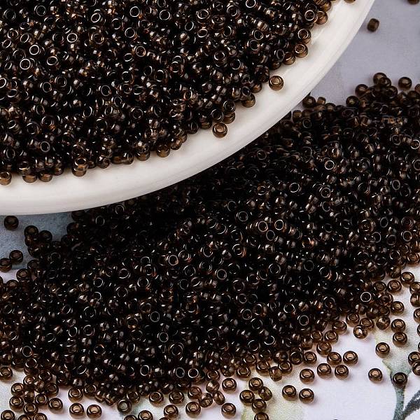 PandaHall MIYUKI Round Rocailles Beads, Japanese Seed Beads, 15/0, (RR135) Transparent Root Beer, 1.5mm, Hole: 0.7mm, about 5555pcs/10g..., Brown
PandaHall MIYUKI Round Rocailles Beads, Japanese Seed Beads, 15/0, (RR135) Transparent Root Beer, 1.5mm, Hole: 0.7mm, about 5555pcs/10g..., Brown