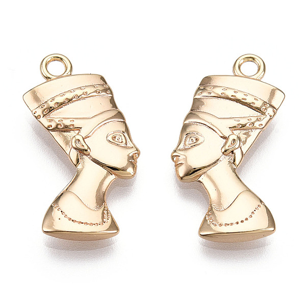 PandaHall Brass Pendants, Portrait, Real 18K Gold Plated, 23x13x2.5mm, Hole: 2mm Brass Human
PandaHall Brass Pendants, Portrait, Real 18K Gold Plated, 23x13x2.5mm, Hole: 2mm Brass Human