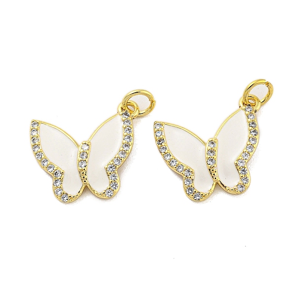 PandaHall Brass Micro Pave Clear Cubic Zirconia Pendants, Butterfly, Real 18K Gold Plated, 15.5x17x2mm, Hole: 3mm Brass+Cubic Zirconia...
PandaHall Brass Micro Pave Clear Cubic Zirconia Pendants, Butterfly, Real 18K Gold Plated, 15.5x17x2mm, Hole: 3mm Brass+Cubic Zirconia...