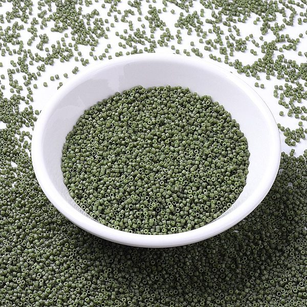 PandaHall MIYUKI Delica Beads, Cylinder, Japanese Seed Beads, 11/0, (DB0391) Matte Opaque Olive Luster, 1.3x1.6mm, Hole: 0.8mm, about..., Green
PandaHall MIYUKI Delica Beads, Cylinder, Japanese Seed Beads, 11/0, (DB0391) Matte Opaque Olive Luster, 1.3x1.6mm, Hole: 0.8mm, about..., Green