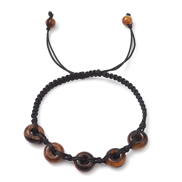 PandaHall Natural Tiger Eye Rondelle Braided Bead Bracelets, Adjustable Nylon Thread Bracelets for Men Women, Inner Diameter: 2-1/2~4 inch...
PandaHall Natural Tiger Eye Rondelle Braided Bead Bracelets, Adjustable Nylon Thread Bracelets for Men Women, Inner Diameter: 2-1/2~4 inch...