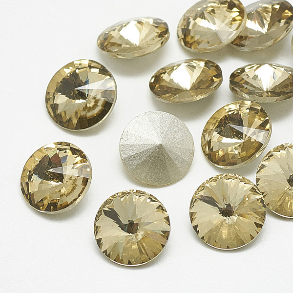 PandaHall Pointed Back Glass Rhinestone Cabochons, Rivoli Rhinestone, Back Plated, Faceted, Cone, Coffee, 8x4mm Glass Rhinestone Cone Yellow
PandaHall Pointed Back Glass Rhinestone Cabochons, Rivoli Rhinestone, Back Plated, Faceted, Cone, Coffee, 8x4mm Glass Rhinestone Cone Yellow
