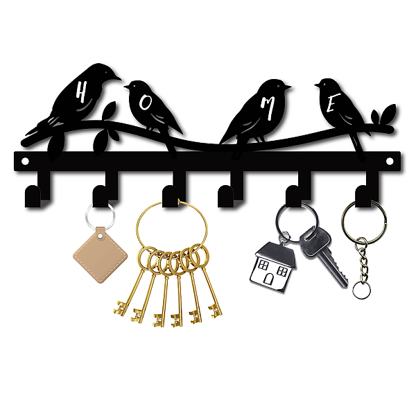 PandaHall Iron Wall Mounted Hook Hangers, Decorative Organizer Rack with 6 Hooks, for Bag Clothes Key Scarf Hanging Holder, Bird Pattern...
PandaHall Iron Wall Mounted Hook Hangers, Decorative Organizer Rack with 6 Hooks, for Bag Clothes Key Scarf Hanging Holder, Bird Pattern...