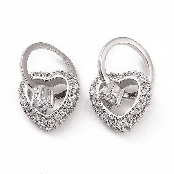 PandaHall Brass Micro Pave Clear Cubic Zirconia Pendants, Heart with Ring Charms, Platinum, 17mm, Hole: 8mm Brass+Cubic Zirconia Heart Clear
PandaHall Brass Micro Pave Clear Cubic Zirconia Pendants, Heart with Ring Charms, Platinum, 17mm, Hole: 8mm Brass+Cubic Zirconia Heart Clear