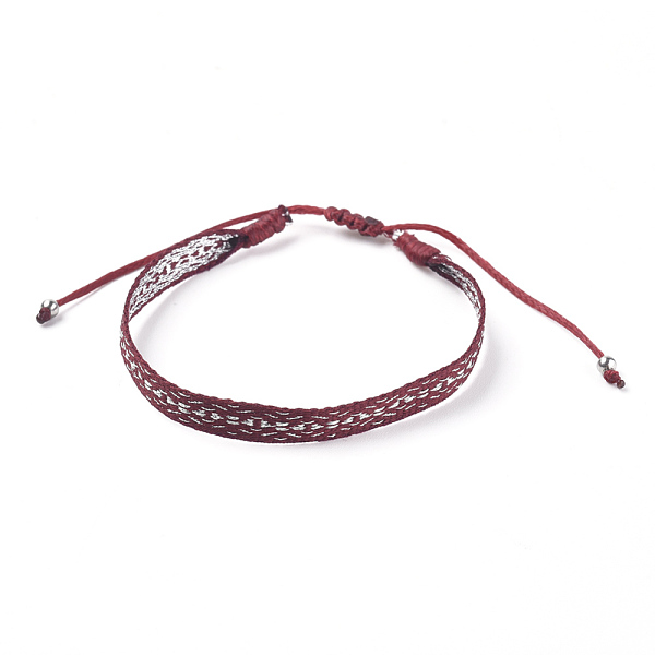 PandaHall Unisex Adjustable Braided Bead Bracelets, with Stainless Steel Beads, Red, 1-3/4 inch~3 inch(4.5~7.5cm) Polyester Red
PandaHall Unisex Adjustable Braided Bead Bracelets, with Stainless Steel Beads, Red, 1-3/4 inch~3 inch(4.5~7.5cm) Polyester Red