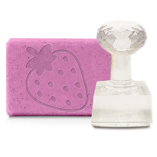 PandaHall Clear Acrylic Soap Stamps, DIY Soap Molds Supplies, Rectangle, Strawberry Pattern, 35x33mm Acrylic Strawberry Clear
PandaHall Clear Acrylic Soap Stamps, DIY Soap Molds Supplies, Rectangle, Strawberry Pattern, 35x33mm Acrylic Strawberry Clear