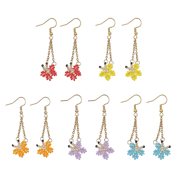 PandaHall Butterfly Dangle Earrings for Women, Seed Beads Long Drop Earring with 304 Stainless Steel Earring Hooks, Mixed Color, 52.5x16.5mm..., Multicolor
PandaHall Butterfly Dangle Earrings for Women, Seed Beads Long Drop Earring with 304 Stainless Steel Earring Hooks, Mixed Color, 52.5x16.5mm..., Multicolor