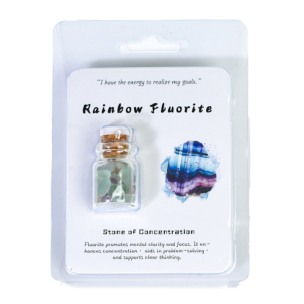PandaHall Natural Fluorite Wishing Bottle Display Decorations, Reiki Energy Balancing Meditation Love Gift, Package Size: 95x95mm Fluorite...
PandaHall Natural Fluorite Wishing Bottle Display Decorations, Reiki Energy Balancing Meditation Love Gift, Package Size: 95x95mm Fluorite...