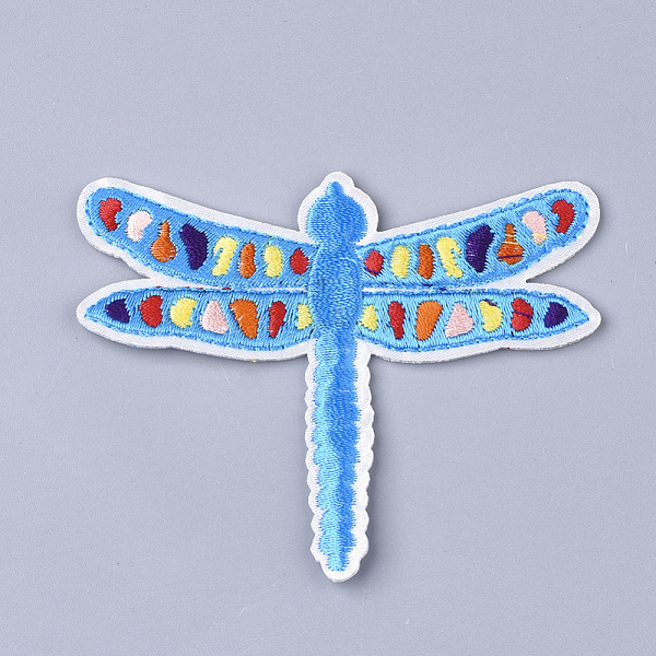 PandaHall Computerized Embroidery Cloth Iron On Patches, Costume Accessories, Appliques, Dragonfly, Deep Sky Blue, 70x86x1.5mm Cloth...
PandaHall Computerized Embroidery Cloth Iron On Patches, Costume Accessories, Appliques, Dragonfly, Deep Sky Blue, 70x86x1.5mm Cloth...