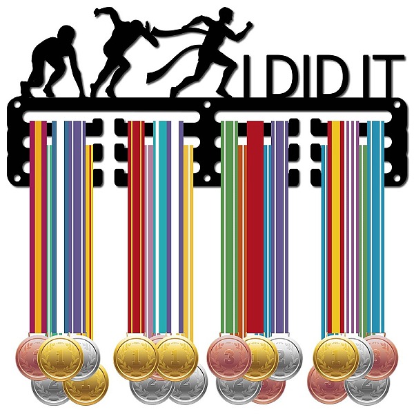PandaHall CREATCABIN Running Medal Holder Medal Hangers Medal Rack Display Sports Metal Hanging Awards Iron Small Mount Awards for Wall Home..., Black
PandaHall CREATCABIN Running Medal Holder Medal Hangers Medal Rack Display Sports Metal Hanging Awards Iron Small Mount Awards for Wall Home..., Black