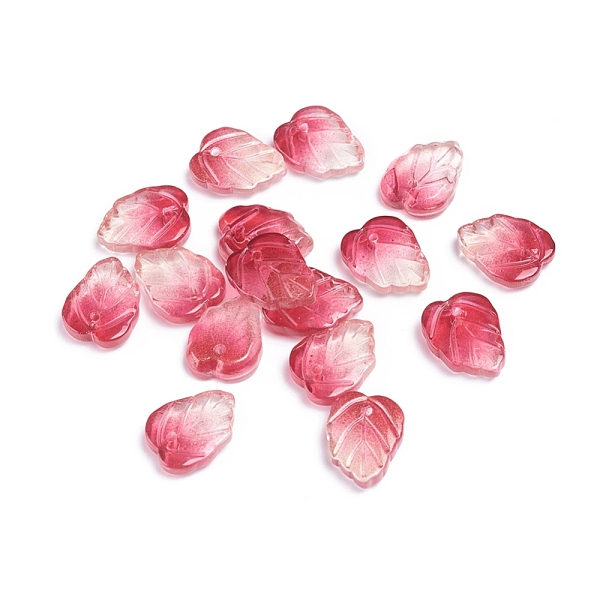PandaHall Two-Tone Transparent Glass Charms, Leaf, FireBrick, 13.5x10.5x3.5mm, Hole: 1.2mm Glass Leaf Red
PandaHall Two-Tone Transparent Glass Charms, Leaf, FireBrick, 13.5x10.5x3.5mm, Hole: 1.2mm Glass Leaf Red