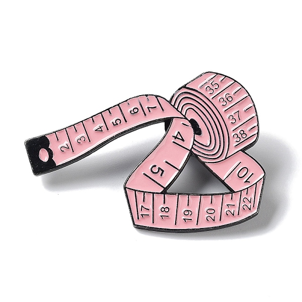 PandaHall Fun and Creative Tape Measure Pin for Fashionable Clothing Accessories Alloy Pink
PandaHall Fun and Creative Tape Measure Pin for Fashionable Clothing Accessories Alloy Pink