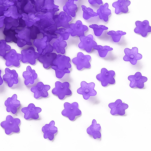 PandaHall Transparent Acrylic Beads, Flower, Frosted, Purple, 10x5mm, Hole: 1mm, about 420pcs/50g Acrylic Flower Purple
PandaHall Transparent Acrylic Beads, Flower, Frosted, Purple, 10x5mm, Hole: 1mm, about 420pcs/50g Acrylic Flower Purple