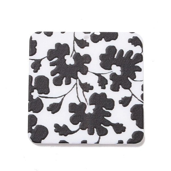 PandaHall 3D Printed Acrylic Pendants, Black and White, Square, Leaf Pattern, 34.5x34.5x2mm, Hole: 1.4mm Acrylic Leaf Black
PandaHall 3D Printed Acrylic Pendants, Black and White, Square, Leaf Pattern, 34.5x34.5x2mm, Hole: 1.4mm Acrylic Leaf Black